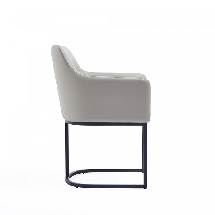 Ensemble de salle a manger moderne Serena 8 pieces en gris clair