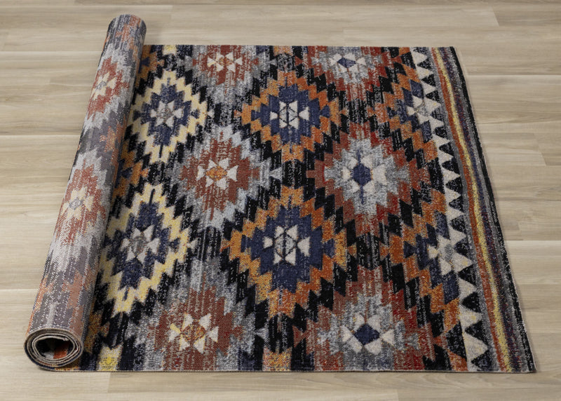 Carpette Spring à motif lumineux du Sud-Ouest pour l'extérieur - 7 pi 10 po x 10 pi 6 po