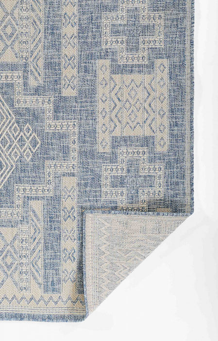 Tapis Transitionnel Nyra 8'0\" x 10'0\" en Bleu