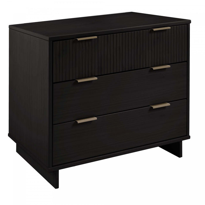 Ensemble de commode moderne Granville 2 pieces en noir