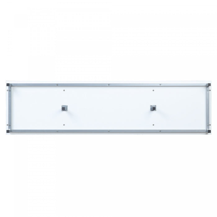 Foyer electrique moderne Brighton 2 pieces en noir et blanc