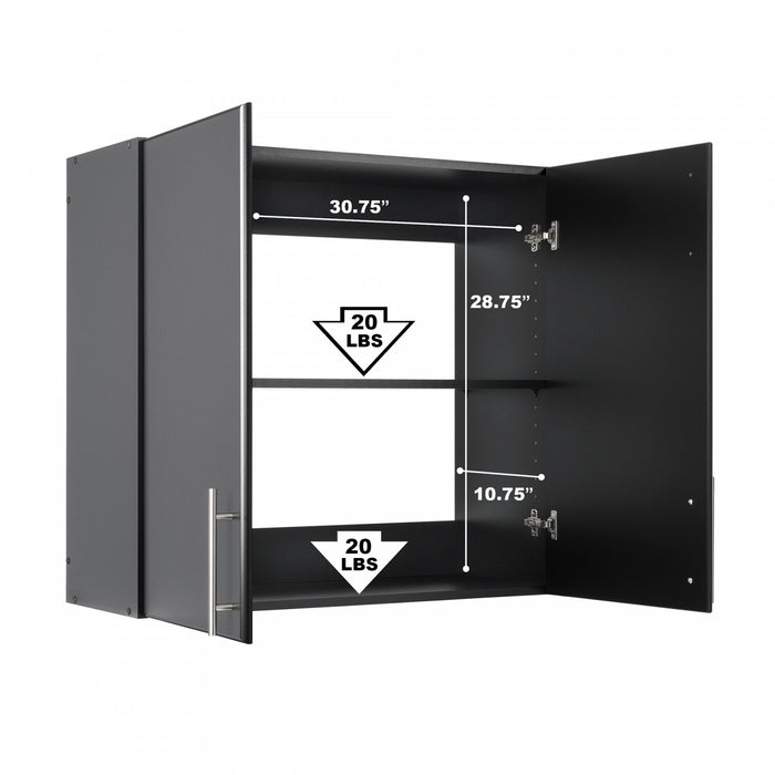 Armoire murale Elite de 32 po - noire