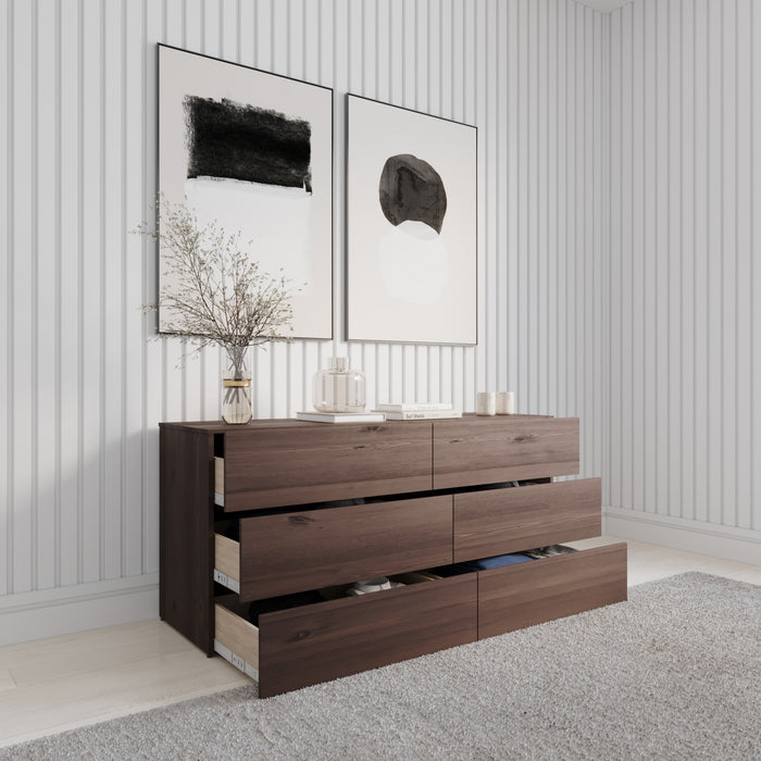 Commode James Nordika Nexera à 6 tiroirs - truffe