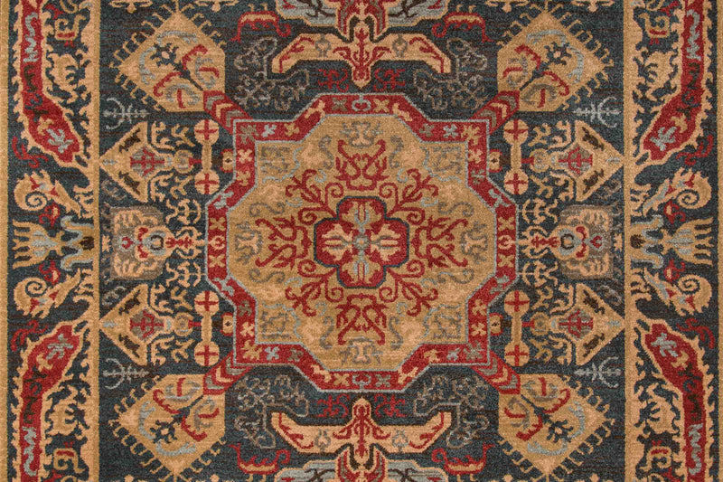 Tapis Traditionnel Sofia 2'3\" x 7'6\" en Bleu