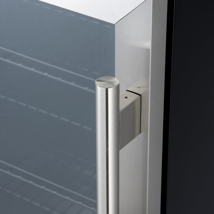 Refroidisseur a boissons Frescolino de 24\" en acier inoxydable, capacite de 188 canettes- FWCDR6665-24S