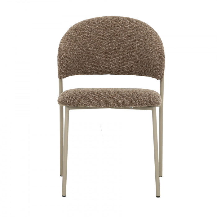 Ensemble de table de salle a manger ronde extensible Solene 5 pieces (32 a 52 po) avec chaises rembourrees (4 places)