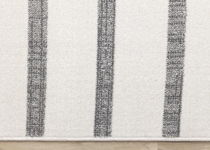 Tapis Covington Raye Gris Blanc, 7'10\" x 10'6\"