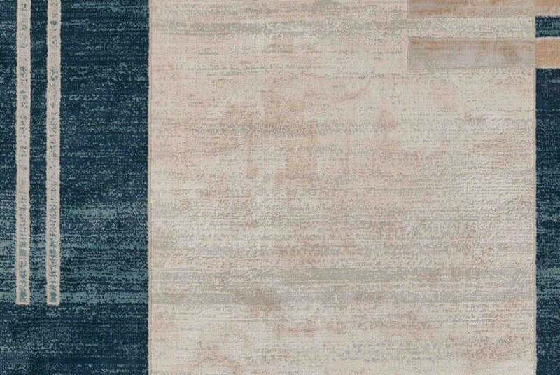 Tapis Contemporain Sorelle 8'11\" x 12'6\" en Bleu