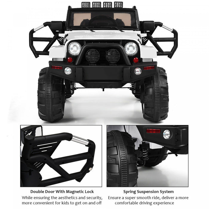 Voiture Electrique Pour Enfant 12v Costway – Bluetooth – Telecommande – Lecteur Mp3