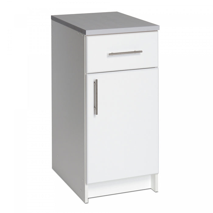 Armoire de plancher Elite de 16 po - blanche