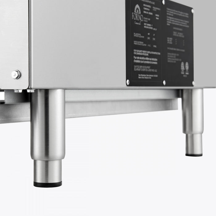 Plaque de cuisson a gaz Commerciale de 36 po avec 6 bruleurs, 156 000 BTU, acier inoxydable – FCMHP0079-36