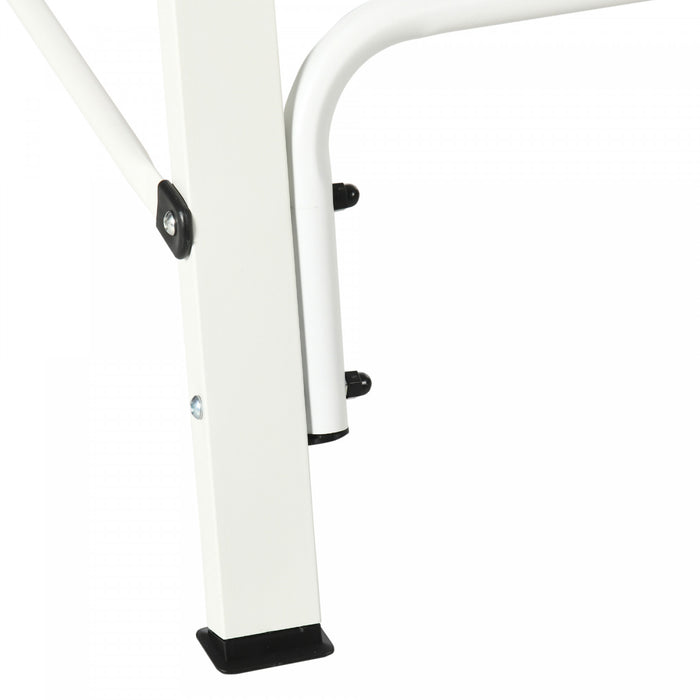 Outsunny Support De Balancoire, Capacite De Poids De 528 Lb, Blanc