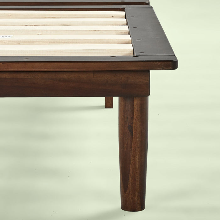 Bobbie lit plateforme pliant en bois - Grand