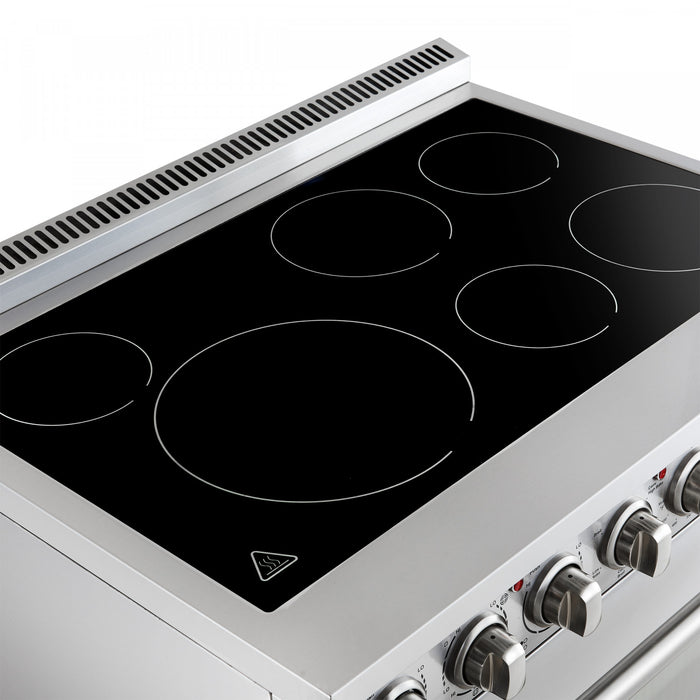Cuisiniere electrique Paolo 36 pouces, acier inoxydable, 5,44 pi³ - FFSEL6011-36