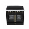 Galiano 36 Inch French Door Electric Range, 5 radiant burners, 5.36 cu.ft., Black - FFSEL6917-36BLK | Cuisiniere electrique Galiano de 36 po a portes francaises, 5 foyers, 5,36 pi³, noir – FFSEL6917-36BLK