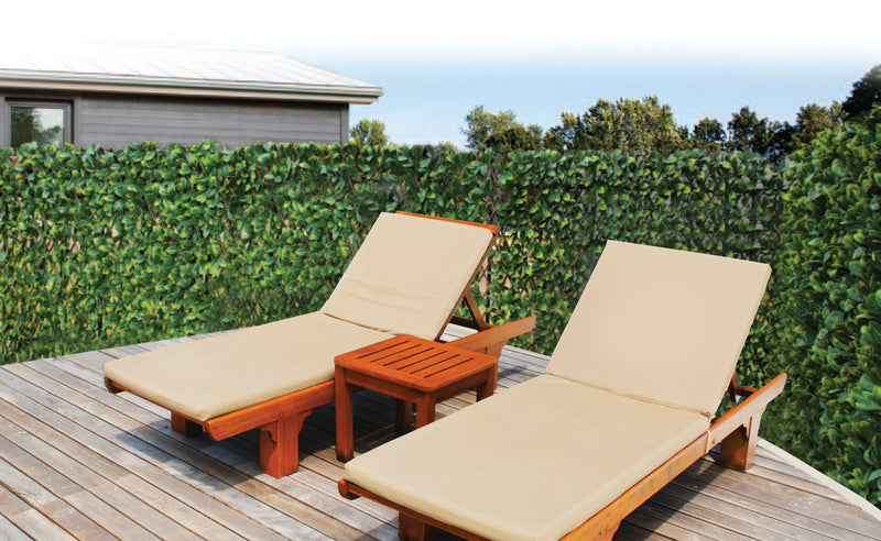 Treillis de saule extensible avec feuilles de laurier - 40 po x 80 po