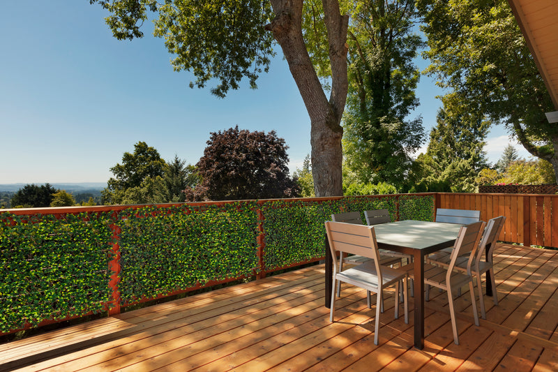 Treillis de saule extensible avec feuilles de gardénia - 40 po x 80 po