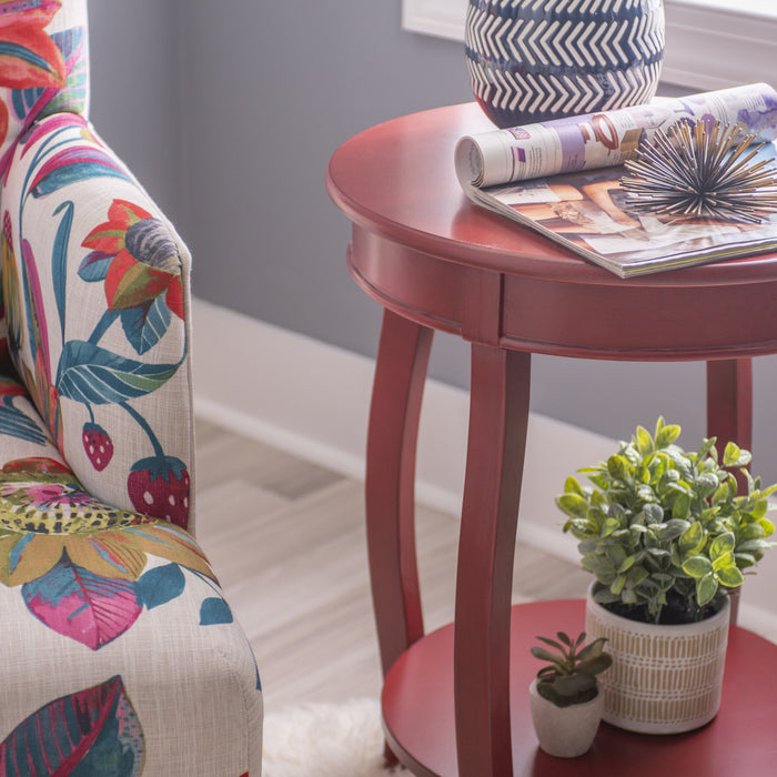Table de fauteuil Rainbow - rouge