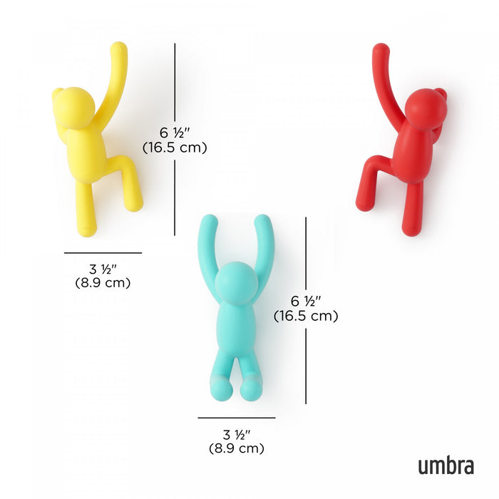 Crochets muraux Buddy de Umbra - multicolores