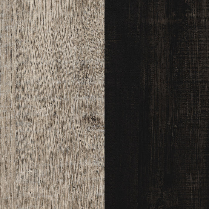 Londen Commode 5 tiroirs Noir antiqué et Chêne vieilli, de Meubles South Shore