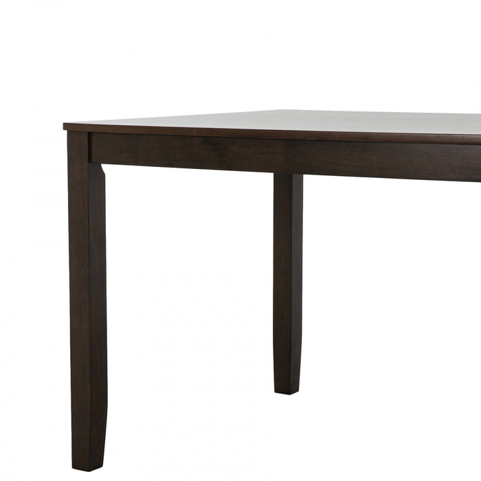 Ensemble de salle a manger Winfield 5 pieces en bois massif avec chaises a dossier echelle (4 a 6 places)