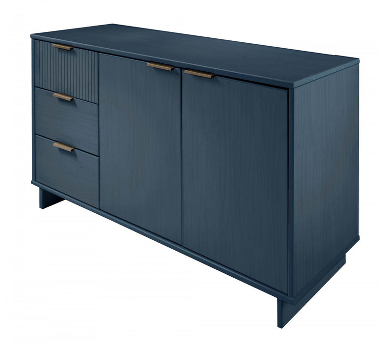 Buffet Granville Moderne 55\" en bleu minuit
