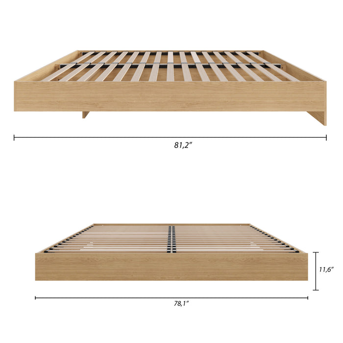 Natural Maple King Bed