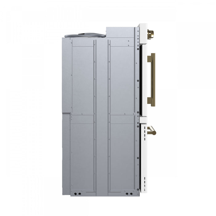 Four mural electrique double Asti 30 pouces, blanc, 7,36 pi³ - FBOEL1340-30WHT