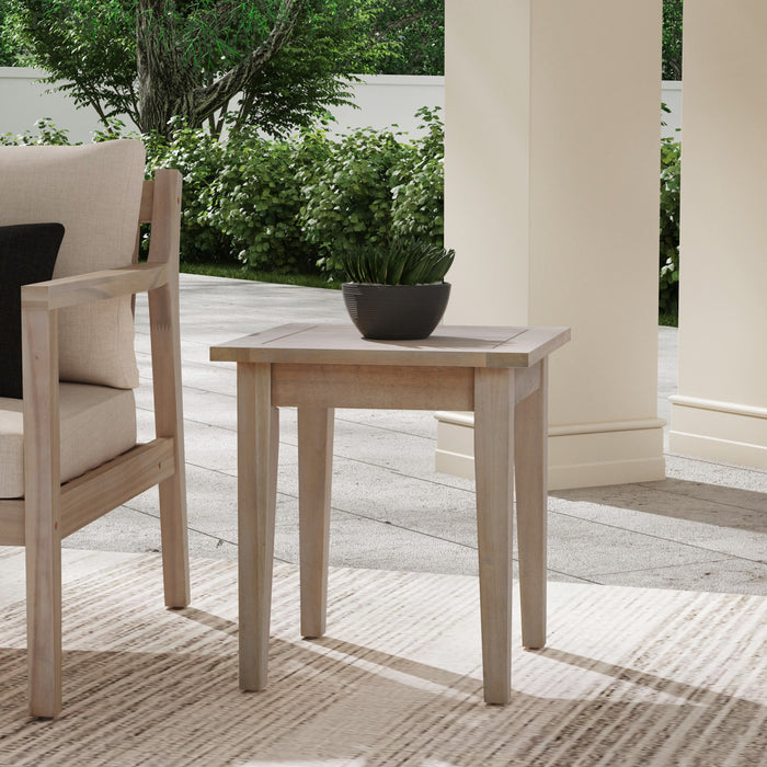 Table d’appoint Teagon pour la terrasse à l’extérieur - naturelle