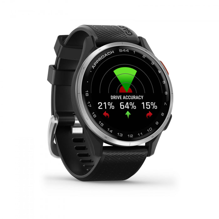  Silver Aluminum Bezel With Black Silicone Band