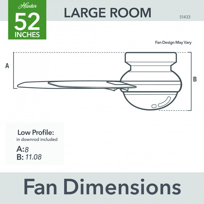 Ventilateur de plafond Minimus avec luminaire - Blanc