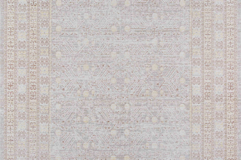 Tapis Traditionnel Valeria 9'3\" x 12'3\" en Gris