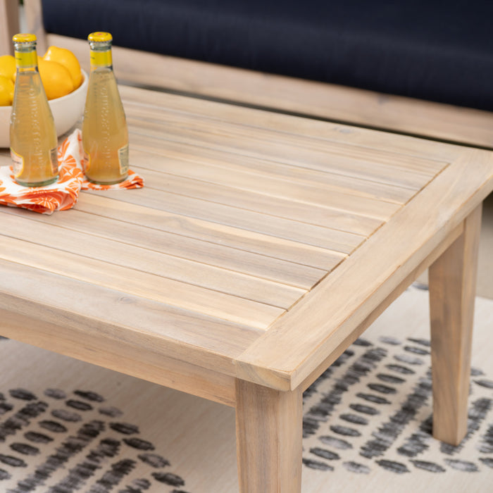 Table à café Teagon pour la terrasse à l’extérieur - naturelle