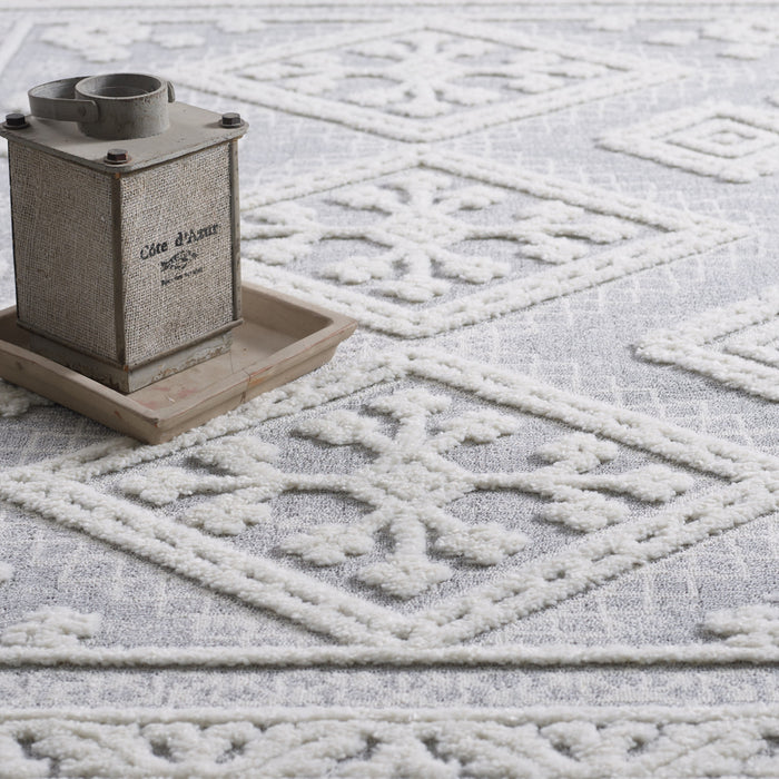 Carpette à poil long Quinto Westerner - 5 pi 7 po x 7 pi 3 po