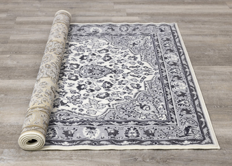 Carpette Florence à bordure classique - 4 pi 7 po x 6 pi 7 po