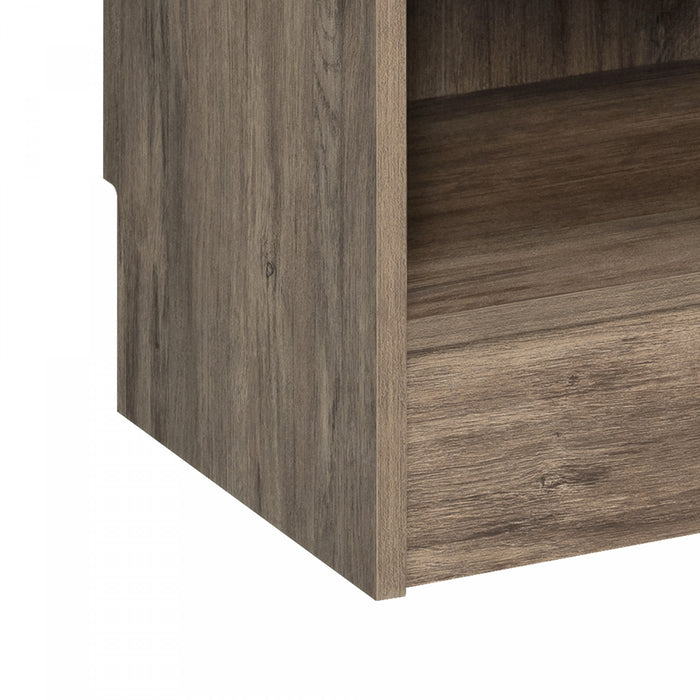 Meuble étroit pour organiser l’entrée - gris délavé