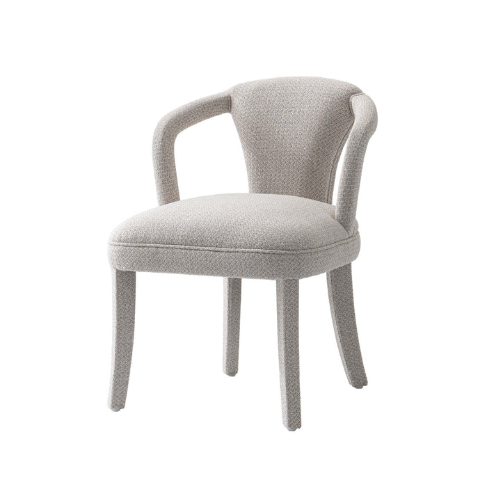 Ensemble de salle a manger chic industriel moderne Hathaway et Palmer 5 pieces, finition Poussiere d’or et noir