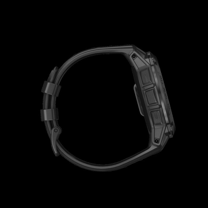 Garmin Instinct 3 AMOLED Edition Tactique – Montre GPS 50 mm Robuste, Multi-bande GNSS, Lampe Integree, Autonomie 24 Jours