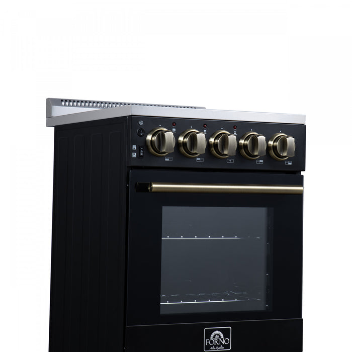 Cuisiniere electrique Pallermo de 20 po, noire, capacite totale de 2,05 pi³ - FFSEL6051-20BLK