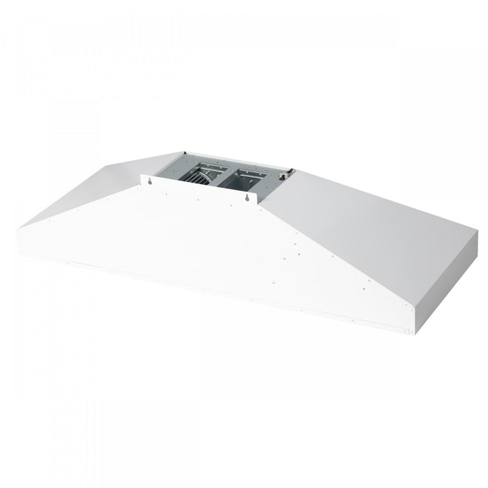 Hotte de cuisiniere murale Aria de 60 pouces en blanc inoxydable-FRHWM5095-60WHT