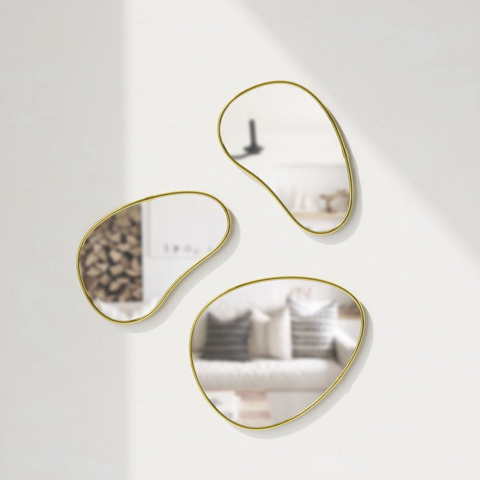 Miroirs Hubba Pebble de Umbra - ensemble de 3