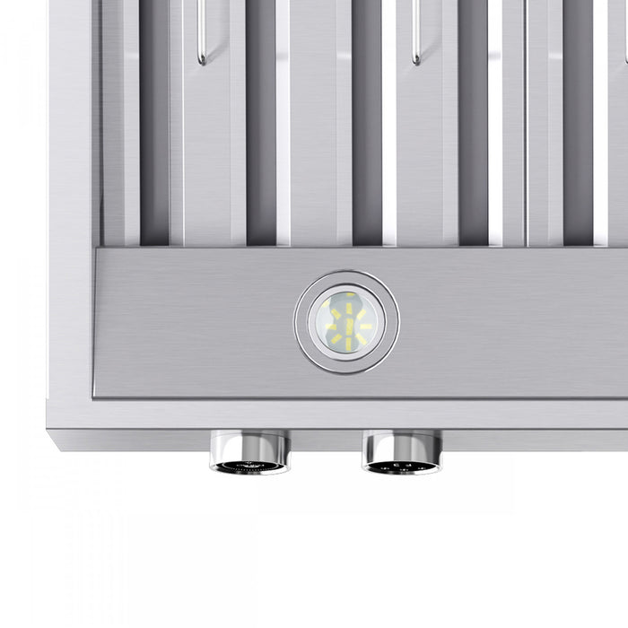 Hotte murale Biagio de 48 po en acier inoxydable - FRHWM5009-60