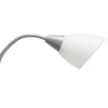 Skye 5 Light Adjustable Gooseneck Floor Lamp, Multi Blues, White, & Silver, 67"H | Skye Lampadaire a 5 lumieres avec cols de cygne reglables, Bleu multicolore, Blanc et Argent, 67 po H