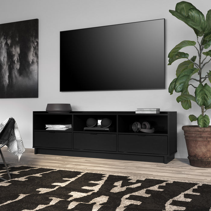 Meuble pour téléviseur Simply Modern de Prepac de 70 po - noir