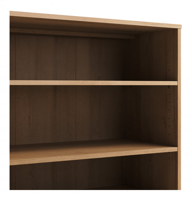 Modulr Bibliotheque A 2 Tablettes Reglables – Chene Naturel