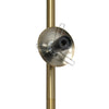 Liam Modern 2 Light Floor Lamp, Gold, 66"H | Liam Lampadaire moderne a 2 lumieres, Or, 66 po H