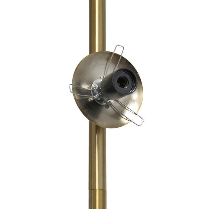 Liam Lampadaire moderne a 2 lumieres, Or, 66 po H