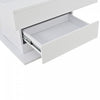 Noah Lift-Top Rotating Coffee Table with Drawer and Storage,White | Noah table basse relevable et pivotante – table avec tiroir et espace de rangement, blanc