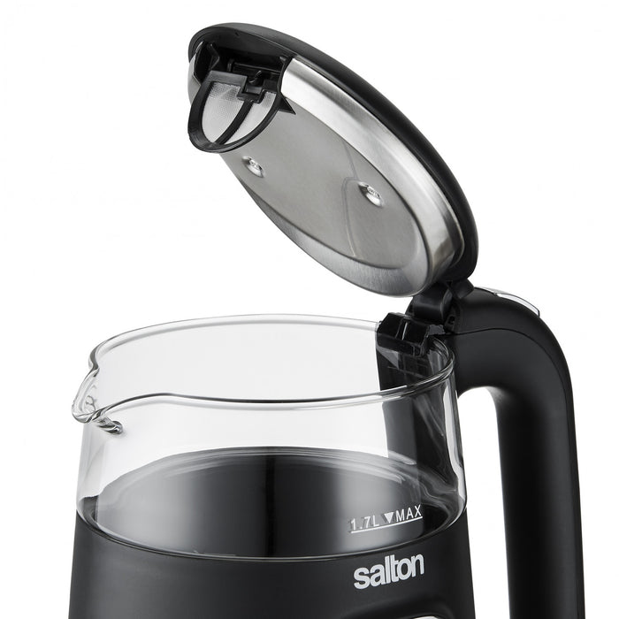 Bouilloire tactile numerique en verre Salton - 1,7 L