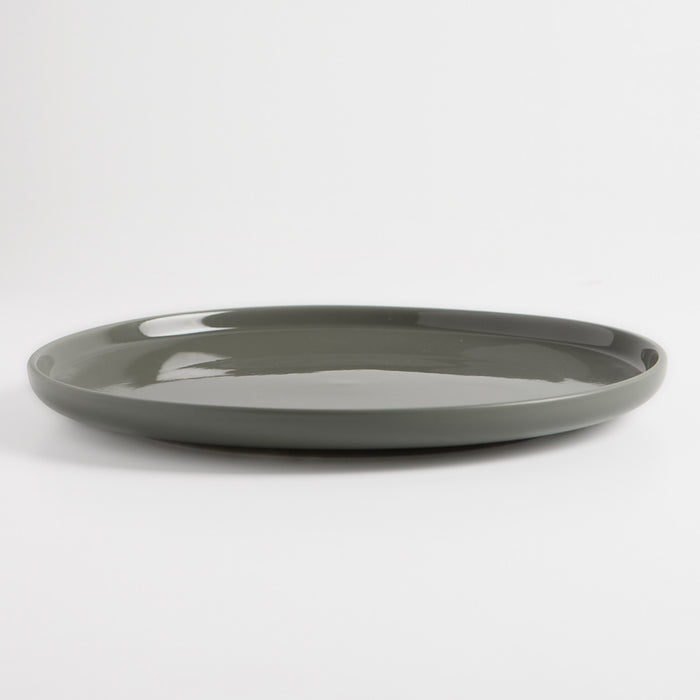 Gaia Assiettes Principales en Gres, Ensemble de 4 (26.5 cm)